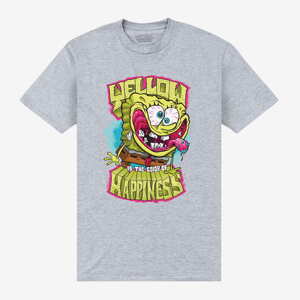 Queens Park Agencies - SpongeBob SquarePants Yellow Happiness Unisex T-Shirt Sport Grey