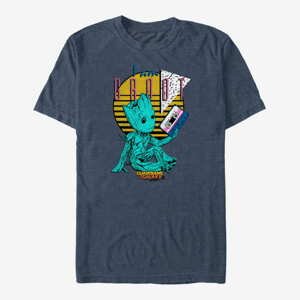 Queens Marvel GOTG 2 - Space Lord Unisex T-Shirt Vintage Heather Navy