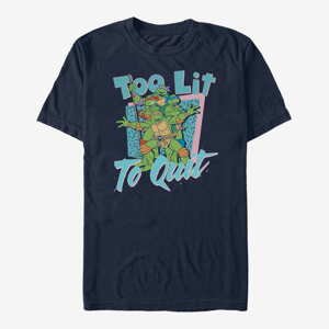 Queens Nickelodeon Teenage Mutant Ninja Turtles - Too Lit Unisex T-Shirt Navy Blue