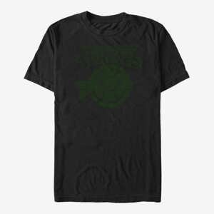 Queens Nickelodeon Teenage Mutant Ninja Turtles - Turtle Stamped Unisex T-Shirt Black