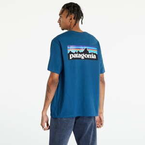 Pánské tričko Patagonia M's P-6 Logo Responsibili-Tee Wavy Blue
