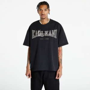 Pánské tričko Karl Kani College Signature Heavy Jersey Boxy Tee Black