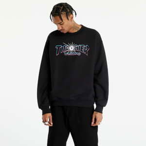 Mikina Thrasher x AWS Nova Crewneck Black