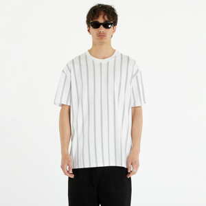 Urban Classics Heavy Oversized AOP Stripe Tee White/ Navy