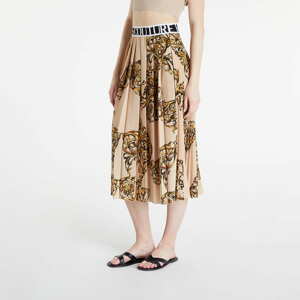 Sukně Versace Jeans Couture Light Crepe Print Garland Skirt Beige