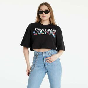 Dámské tričko Versace Jeans Couture Maglietta T-Shirt Serigrafiche Black