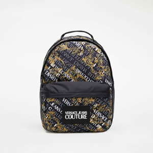 Batoh Versace Jeans Couture Range Logo Couture Print Bag Black/ Gold