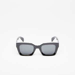 Sluneční brýle Urban Classics Sunglasses Poros With Chain Black/ Black