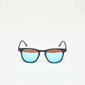 Sluneční brýle Urban Classics Sunglasses Arthur With Chain Black/ Blue