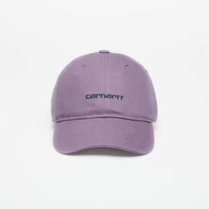 Kšiltovka Carhartt WIP Canvas Script Cap Glassy Purple/ Discovery Green