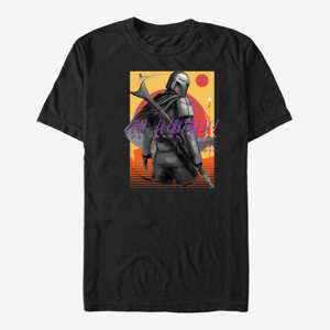 Queens Star Wars: The Mandalorian - Western Slinger Unisex T-Shirt Black