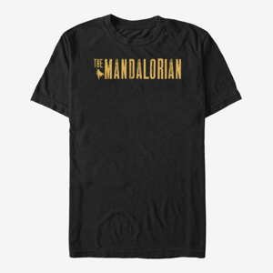 Queens Star Wars: The Mandalorian - Mandalorian Simplistic Logo Unisex T-Shirt Black
