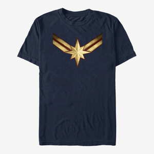 Queens Captain Marvel: Movie - Marvel Costume Symbol Unisex T-Shirt Navy Blue