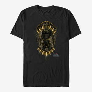 Queens Marvel Black Panther: Movie - Jaguar Crest Unisex T-Shirt Black