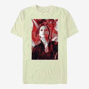 Queens Marvel Avengers Endgame - Red Painted Unisex T-Shirt Natural