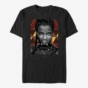 Queens Marvel Black Panther: Movie - Shuri Painted Unisex T-Shirt Black