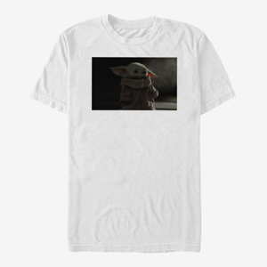 Queens Star Wars: The Mandalorian - Sad Baby Unisex T-Shirt White