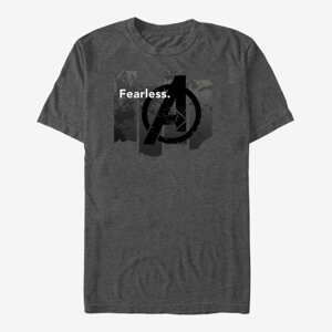 Queens Marvel Avengers Endgame - Fearless Unisex T-Shirt Dark Heather Grey