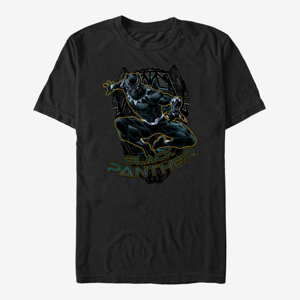 Queens Marvel Avengers Classic - Golden Panther Unisex T-Shirt Black