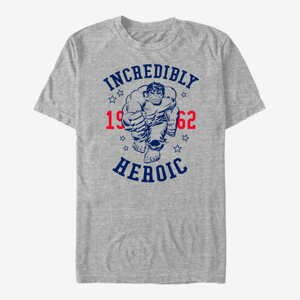Queens Marvel Avengers Classic - Incredibly Heroic Unisex T-Shirt Heather Grey