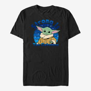 Queens Star Wars: The Mandalorian - Strong Is The Cuteness Unisex T-Shirt Black