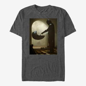 Queens Star Wars: The Mandalorian - Tall Scene Unisex T-Shirt Dark Heather Grey