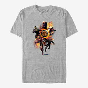 Queens Marvel Avengers Endgame - Planet Explosion Unisex T-Shirt Heather Grey