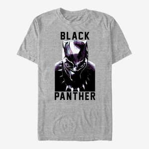 Queens Marvel Black Panther: Movie - Hip Panther Unisex T-Shirt Heather Grey