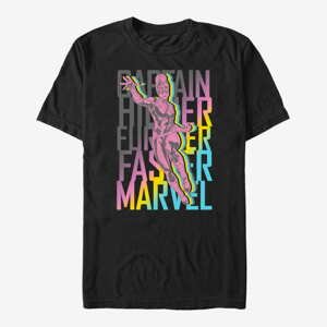 Queens Captain Marvel: Movie - Marvel Fly Stack Unisex T-Shirt Black