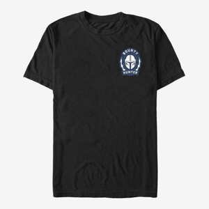 Queens Star Wars: The Mandalorian - Bounty Hunter Logo Unisex T-Shirt Black