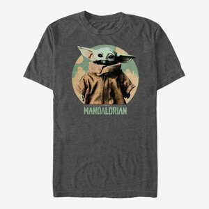 Queens Star Wars: The Mandalorian - Light Vintage Child Unisex T-Shirt Dark Heather Grey