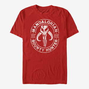 Queens Star Wars: The Mandalorian - Gun for Hire Unisex T-Shirt Red