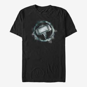 Queens Marvel Avengers Endgame - Thor Spray Logo Unisex T-Shirt Black