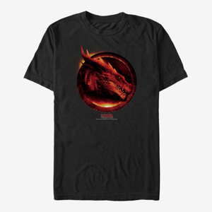 Queens Dungeons & Dragons: Honor Among Thieves - Flaming Dragon Unisex T-Shirt Black