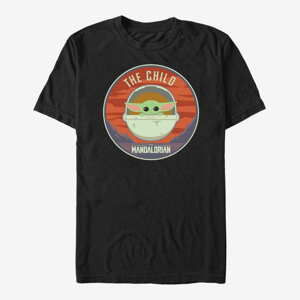 Queens Star Wars: The Mandalorian - The Child Bassinet Badge Unisex T-Shirt Black