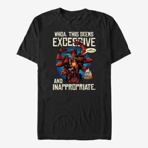 Queens Marvel Deadpool - Excessive and Innapropriate Unisex T-Shirt Black