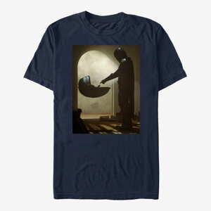 Queens Star Wars: The Mandalorian - Tall Scene Unisex T-Shirt Navy Blue