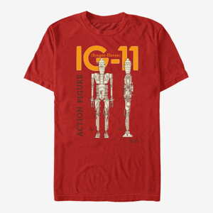 Queens Star Wars: The Mandalorian - IG Schematics Unisex T-Shirt Red