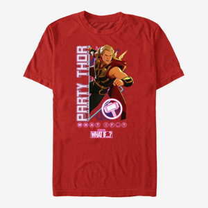 Queens Marvel What If‚Ä¶? - Party TIme Thor Unisex T-Shirt Red