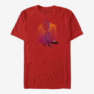 Queens Marvel GOTG 2 - Side View Star Unisex T-Shirt Red