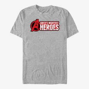 Queens Marvel Avengers - Avenger Cracks Unisex T-Shirt Heather Grey