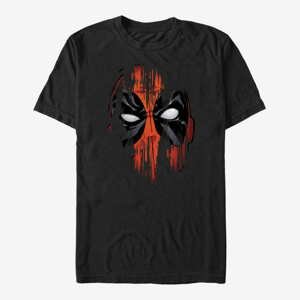 Queens Marvel Deadpool - Painted Face Unisex T-Shirt Black