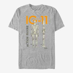 Queens Star Wars: The Mandalorian - IG Schematics Unisex T-Shirt Heather Grey