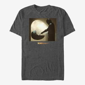 Queens Star Wars: The Mandalorian - Boxed Scene Unisex T-Shirt Dark Heather Grey