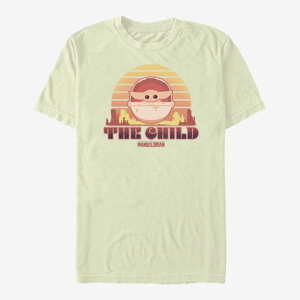 Queens Star Wars: The Mandalorian - Sunset Child Unisex T-Shirt Natural