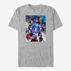 Queens Marvel Avengers Endgame - Basic Poster Unisex T-Shirt Heather Grey