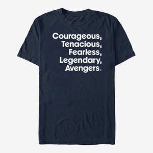 Queens Marvel Avengers Endgame - Name List Unisex T-Shirt Navy Blue