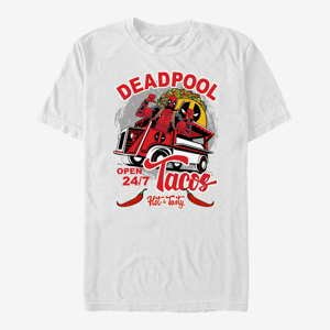 Queens Marvel Deadpool - Taco Deadpool Unisex T-Shirt White