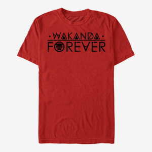 Queens Marvel Avengers Classic - Straight Wakanda Unisex T-Shirt Red