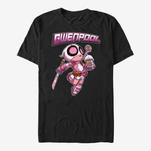 Queens Marvel Deadpool - Gwenpool Chibi Unisex T-Shirt Black